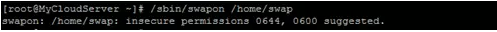 Centos7中如何實(shí)現(xiàn)添加、刪除Swap交換分區(qū)方法