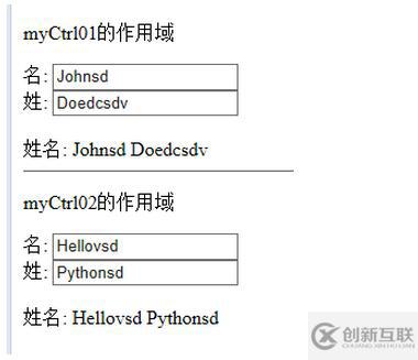 AngularJS Controller作用域