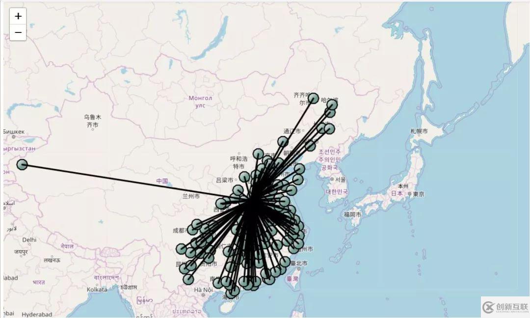 Python如何實(shí)現(xiàn)folium交互地圖