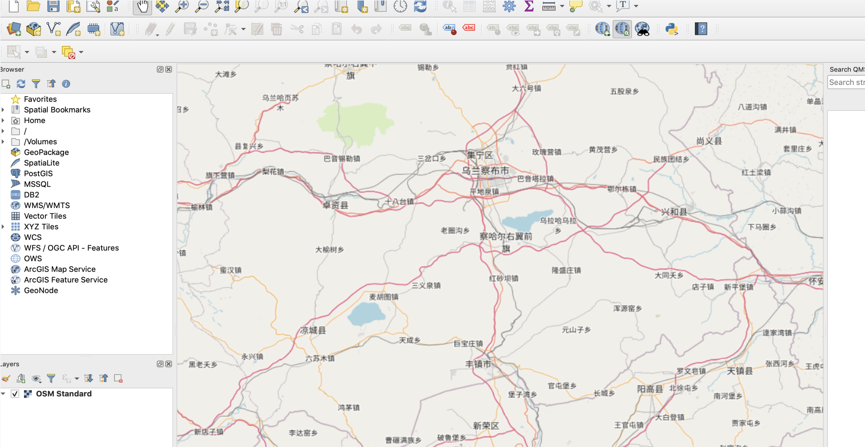 如何使用QGIS繪制鐵路軌跡geojson