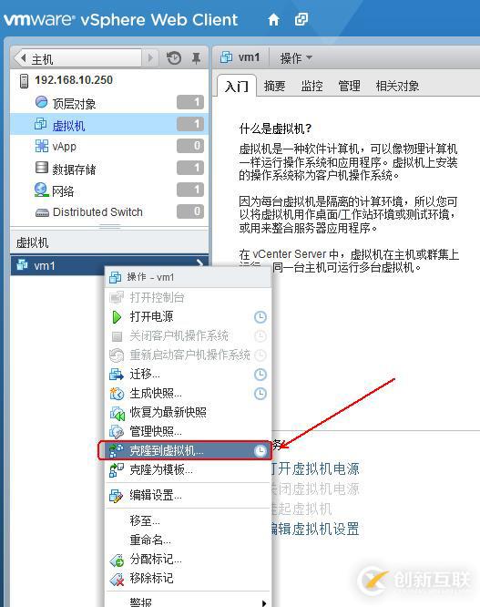vSphere使用vCenter  server進行虛擬主機管理