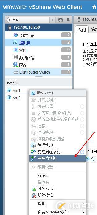 vSphere使用vCenter  server進行虛擬主機管理