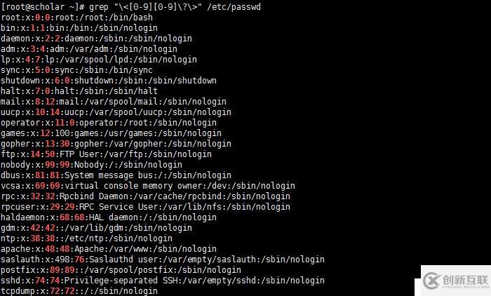 grep、egrep正則表達(dá)式之初窺門徑