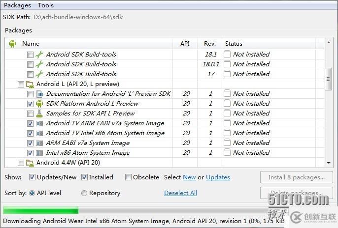 使用SDK Manager.exe無(wú)法進(jìn)行更新(No system images installed for this target)