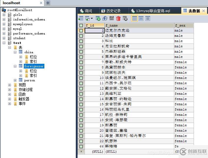 mysql查詢結果該如何合并