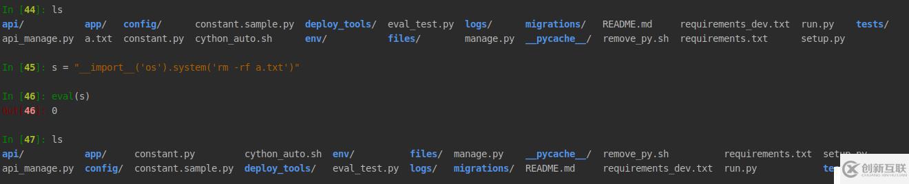 python中eval不安全功能實(shí)驗(yàn)