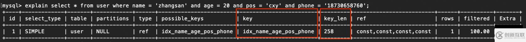 mysql索引失效的原因