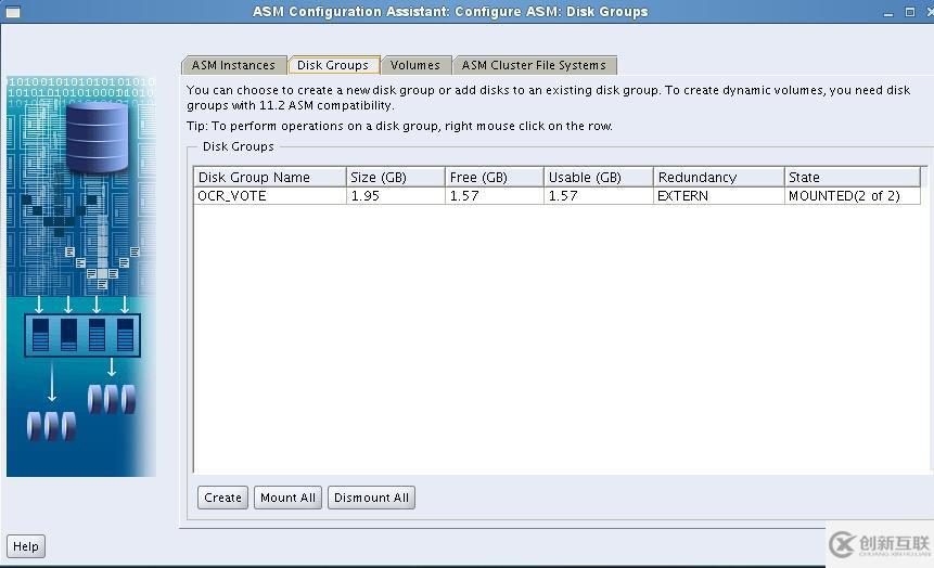 Installation Oracle11gR2 RAC One Node ----創(chuàng)建ASM磁盤組