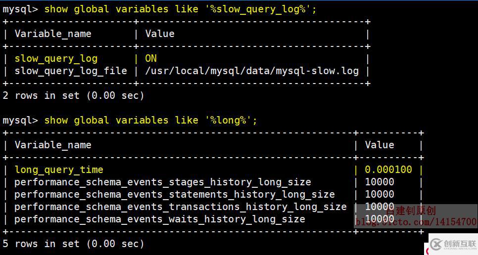 MySQL日志詳解