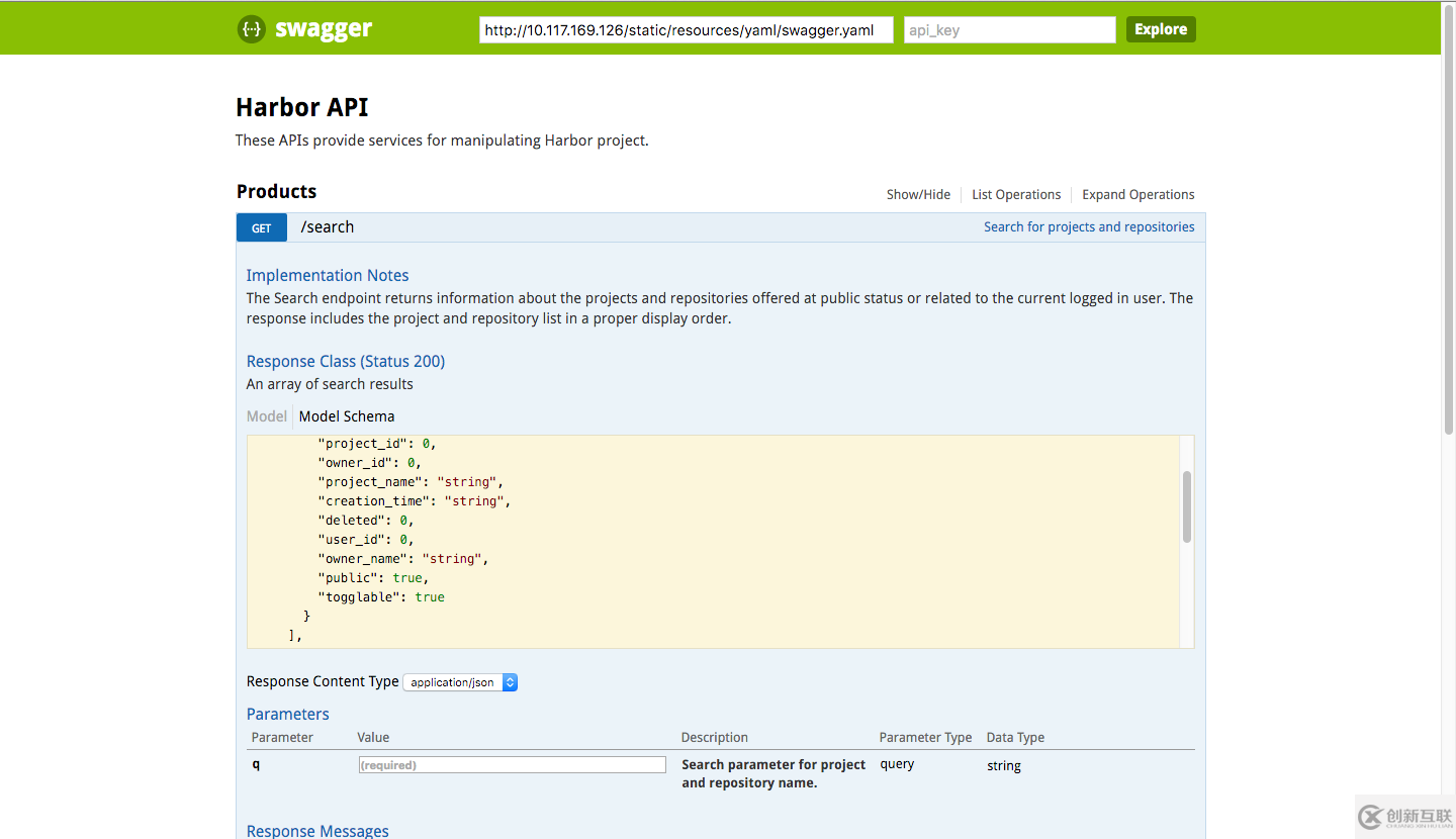 如何用Swagger調(diào)用Harbor Registry的REST API