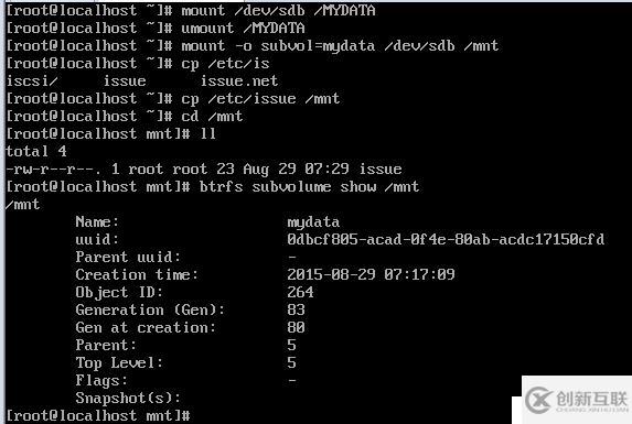btrfs文件系統(tǒng)的簡(jiǎn)介和用法