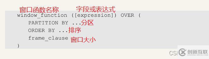 SQL窗口函數(shù)怎么使用