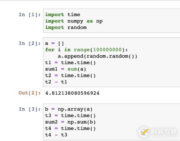 Python中numpy優(yōu)勢(shì)是什么