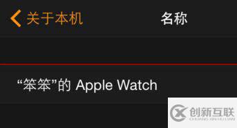 Apple Watch的名稱該如何更改