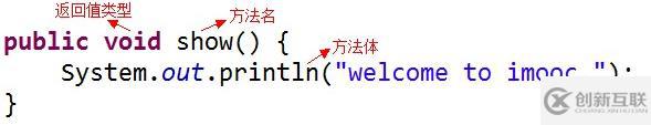 java中如何定義一個(gè)方法