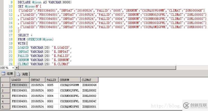 SQL Server中JSON 函數(shù)如何使用