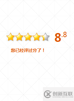如何利用jQuery+PHP實現(xiàn)購物商城常用的星級評分效果