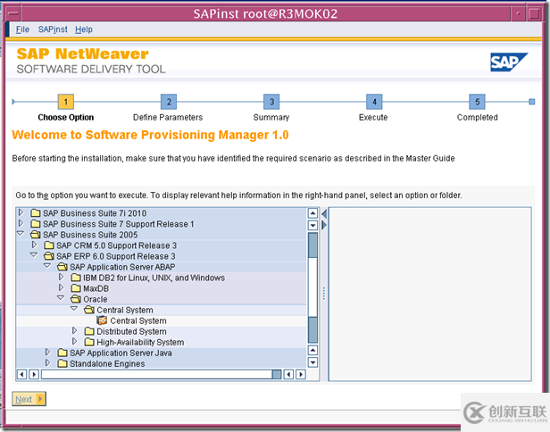 使用SWPM安裝 SAP ERP6.0 on solaris 10