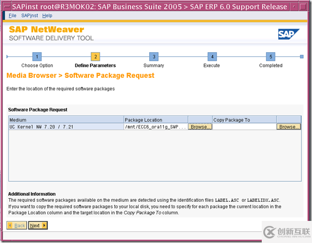 使用SWPM安裝 SAP ERP6.0 on solaris 10