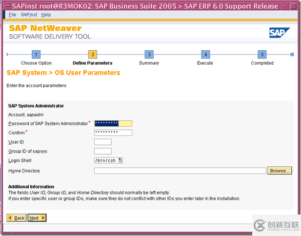 使用SWPM安裝 SAP ERP6.0 on solaris 10