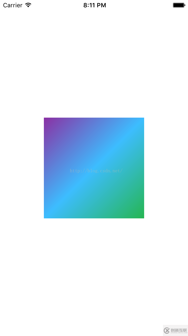 iOS中利用CAGradientLayer繪制漸變色的方法實例