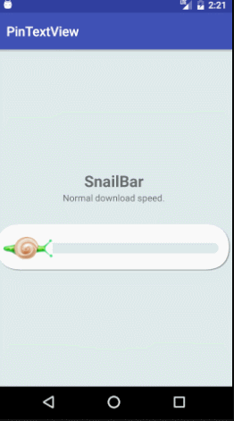 Android實(shí)現(xiàn)蝸牛進(jìn)度條效果