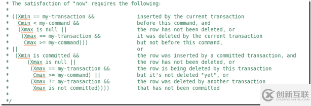 PostgreSQL MVCC源碼的示例分析