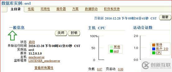 oracle系列（六）OEM與常見故障處理