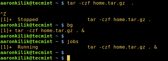 怎么在后臺(tái)運(yùn)行Linux命令并且將進(jìn)程脫離終端