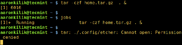 怎么在后臺(tái)運(yùn)行Linux命令并且將進(jìn)程脫離終端