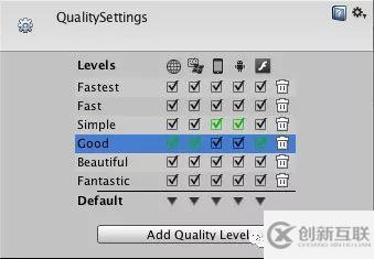 Unity3D如何實(shí)現(xiàn)質(zhì)量設(shè)置
