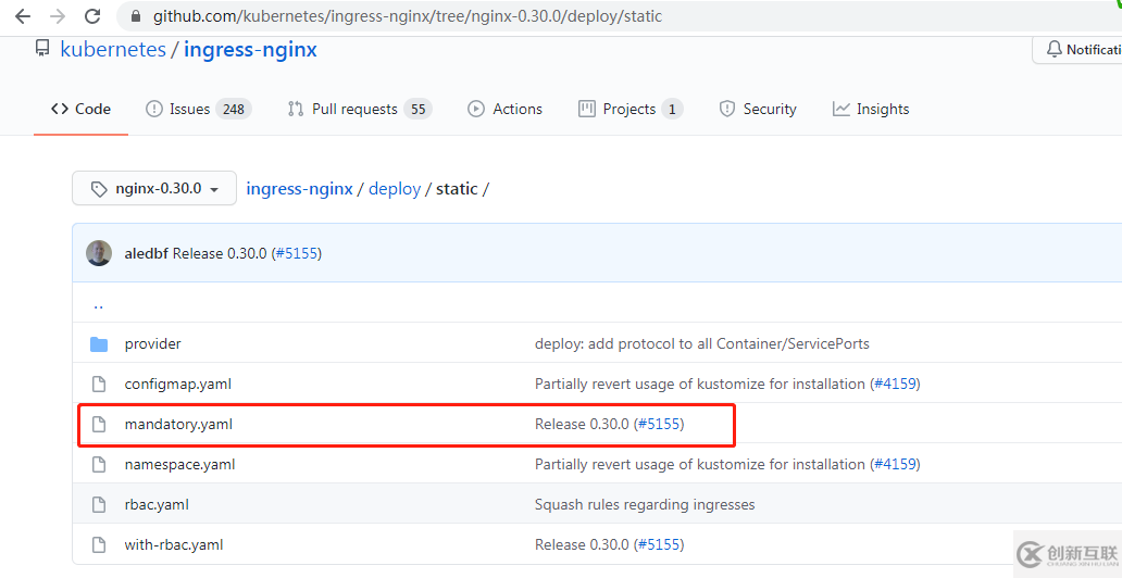 k8s中ingress的安裝方法