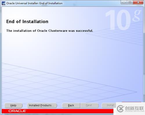 oracle linux 4.8安裝oracle 10g rac環(huán)境之cluster安裝