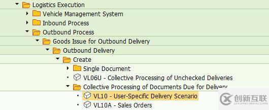 SAP SD基礎(chǔ)知識之創(chuàng)建并處理外向交貨單