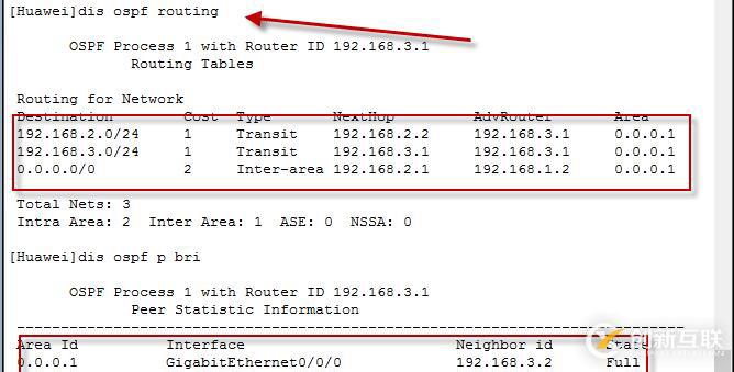 OSPF多區(qū)域如何配置