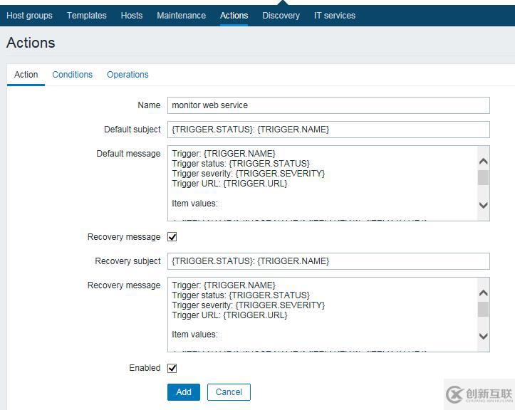 zabbix(2)--詳細(xì)配置