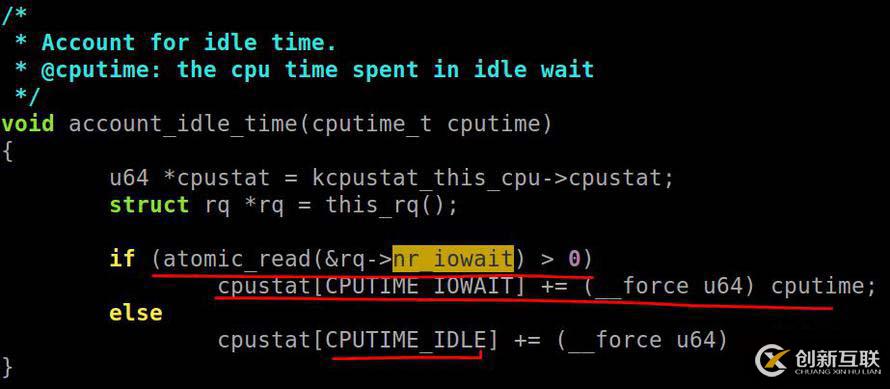 如何進行Linux Kernel iowait 時間的代碼原理分享