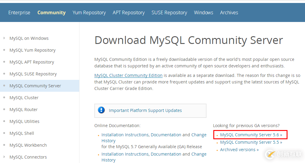 MySQL下載安裝的示例分析