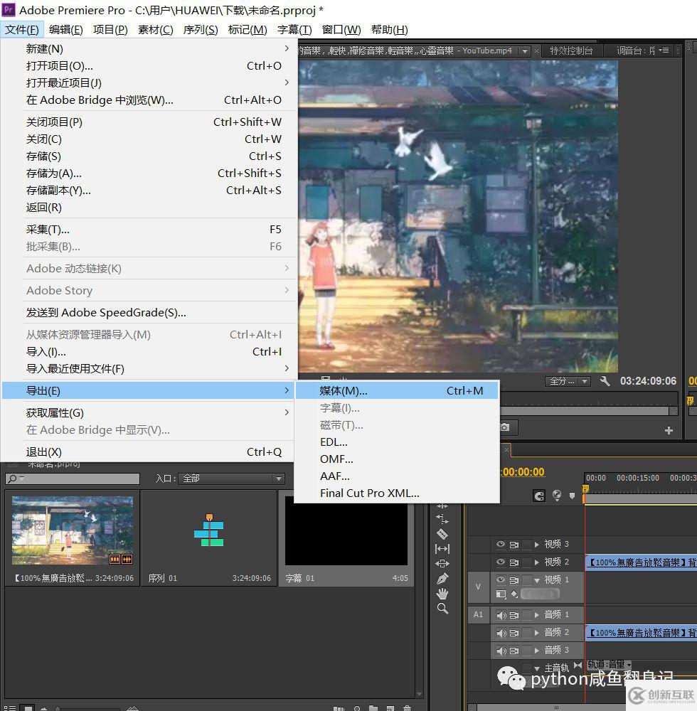 premiere視頻剪輯中怎么避免導出視頻內(nèi)存過大并保存為mp4格式