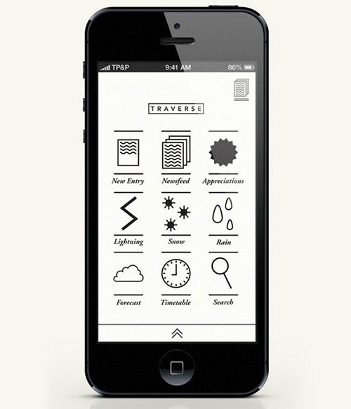 T R A V E R S E by Willis 菜單設(shè)計 APP設(shè)計