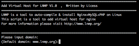 LNMP添加、刪除虛擬主機(jī)及偽靜態(tài)使用教程